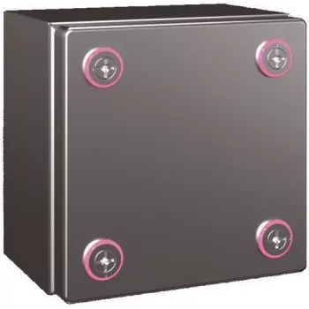 Caixa elétrica Rittal 1564.000 aço inoxidável IP66, 150×150×120 mm