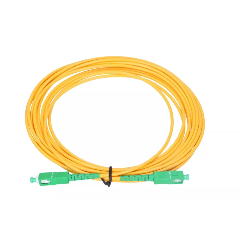 Patchcord Extralink SC/APC–SC/APC monomodo G.657A 3 mm simplex 3 m