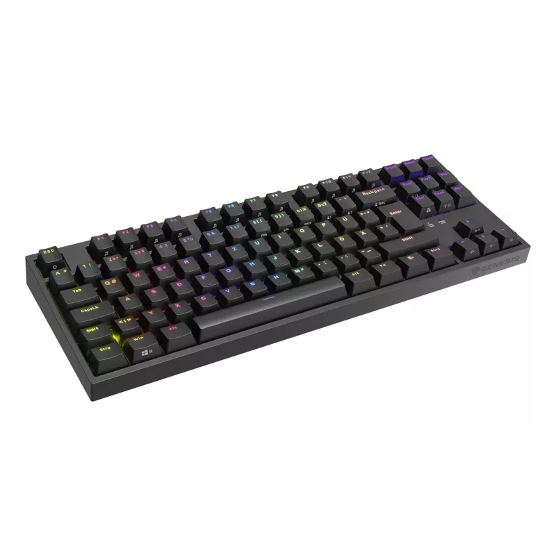 Teclado Gaming GENESIS Thor 404 TKL USB QWERTZ Deutsch preto