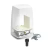 QuWireless QuSpot A140S-A antena LTE omnidirecional para Teltonika TRB140, PoE/LAN, 4 dBi, IP67, branca
