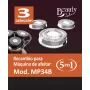 JATA RM34A cabeças de corte de substituição para MP34B e JBMA1400, 12 unid.
