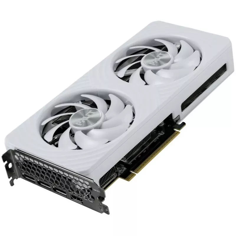Placa gráfica Palit GeForce RTX 5060 Ti White OC — GeForce RTX 5060 Ti, 16 GB GDDR7, 128 bits, PCIe 5.0, 2407 MHz
