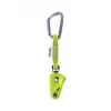 Dispositivo de escalada em aço Edelrid OHM verde, diâmetro de corda 8,9 mm, 450 g