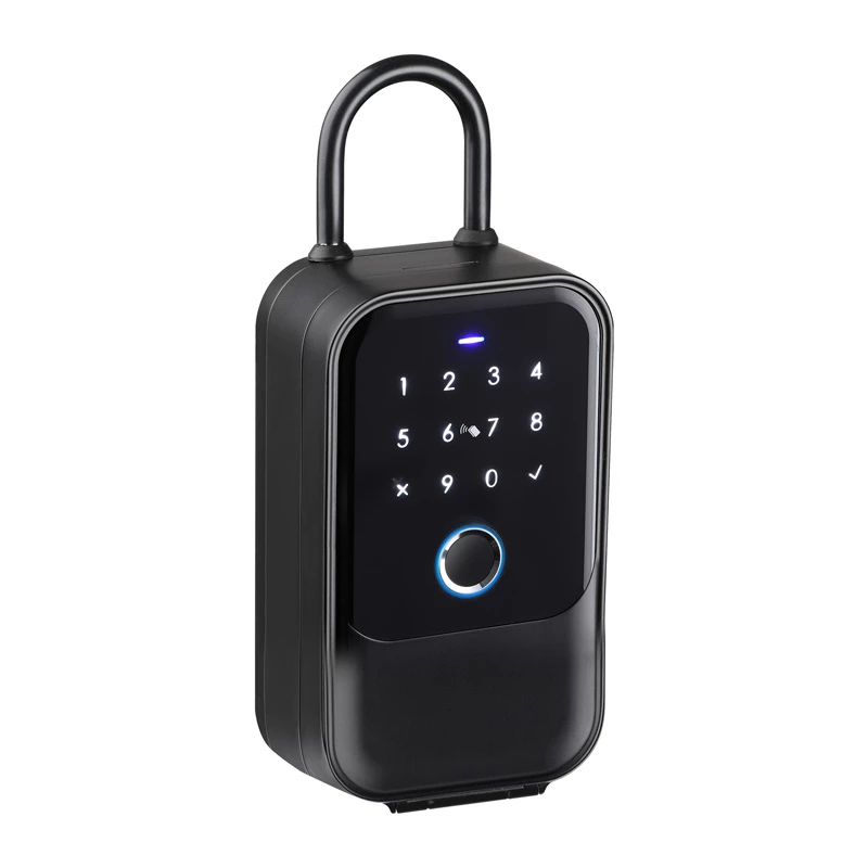 Cofre inteligente com impressão digital Avatto SDL-K5 com teclado digital e chave de emergência