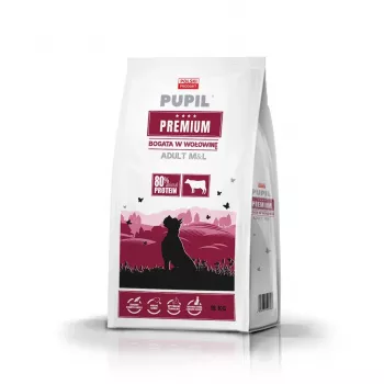 PUPIL Premium Raças Médias e Grandes Rico em Vitela - Alimento seco para cães - 12 kg