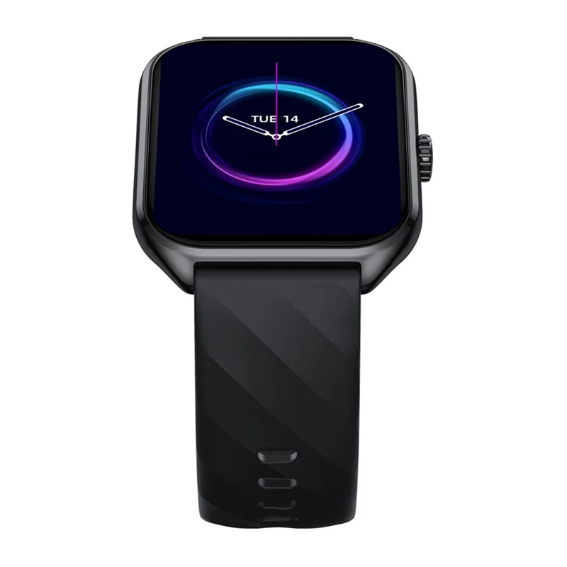 Smartwatch Zeblaze GTS 4 — 1,94 polegadas (4,93 cm) AMOLED, 466×466 px, ecrã tátil, Wi-Fi, bracelete de silicone, preto