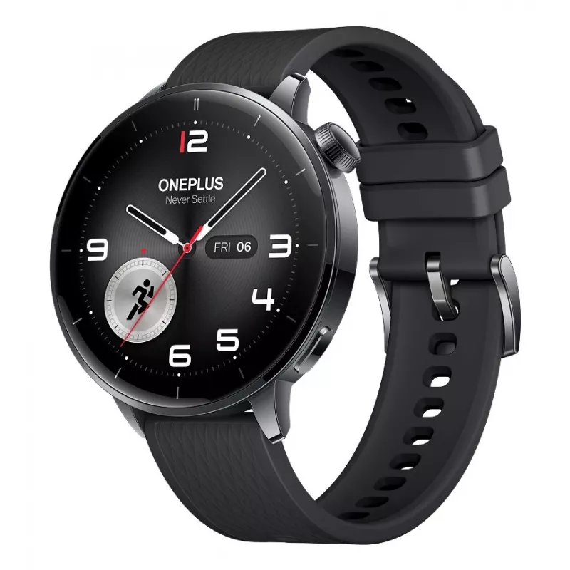 OnePlus Watch 3 smartwatch, 43 mm, AMOLED de 1,32 polegadas, GPS, preto