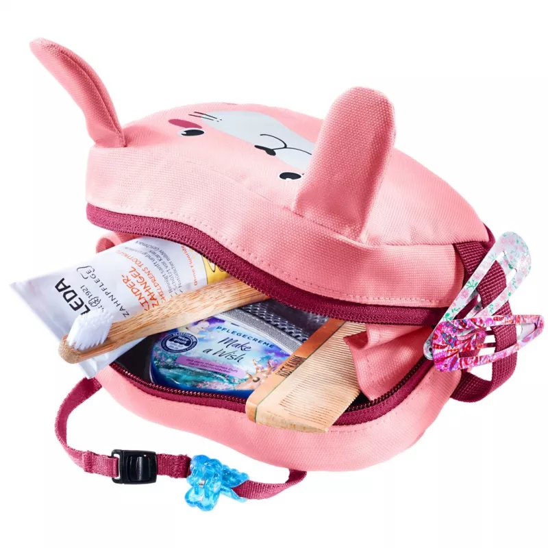 Bolsa de higiene DEUTER Wash Bag Kids para criança, modelo Wash Bag Kids, cor Blossom/Raspberry