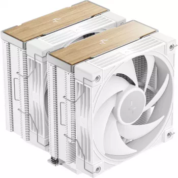 Arrefecedor de ar para processador DeepCool AK620 G2 WH, ventoinha de 120 mm, compatível com LGA1700/1200/115x e AM4/AM5, branco