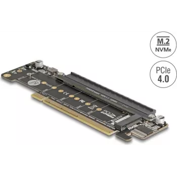 Placa DELOCK PCI Express 4.0 x16 para 2x slots M.2 Key M NVMe