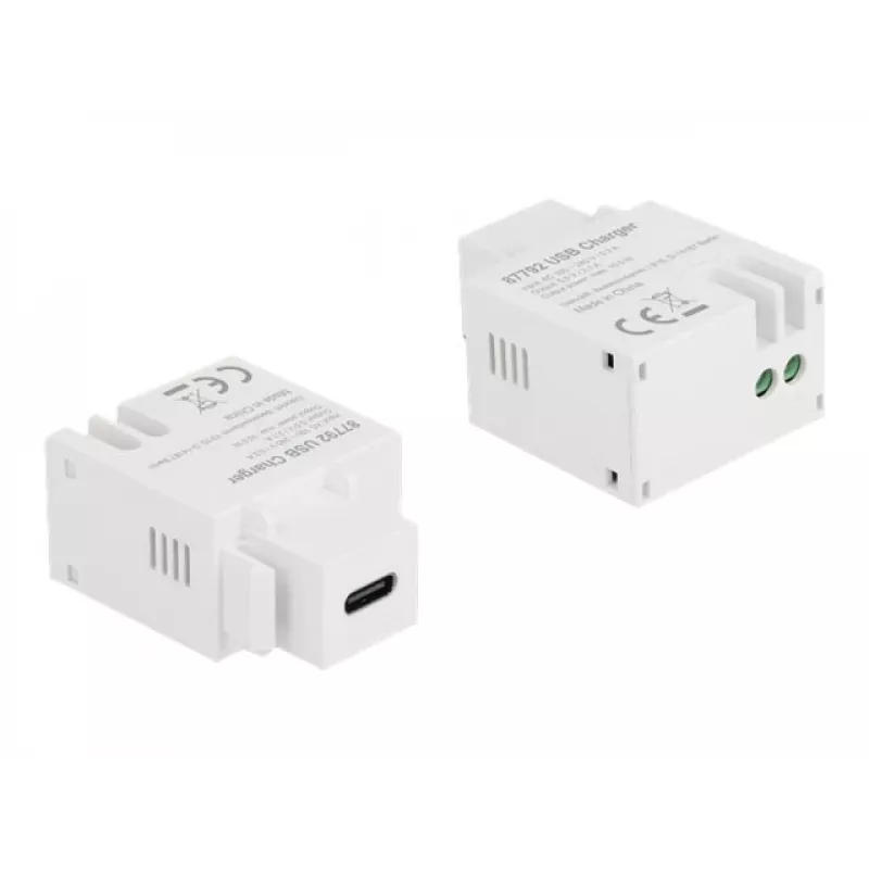 Módulo Keystone porta de carregamento USB Type-C DeLOCK 87792