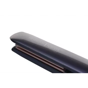Ferro de alisar Remington S8598 Warm preto cinzento — placas de cerâmica 11 cm, 5 níveis de temperatura, 160–230 °C, cabo de 3 m, bolsa de transporte