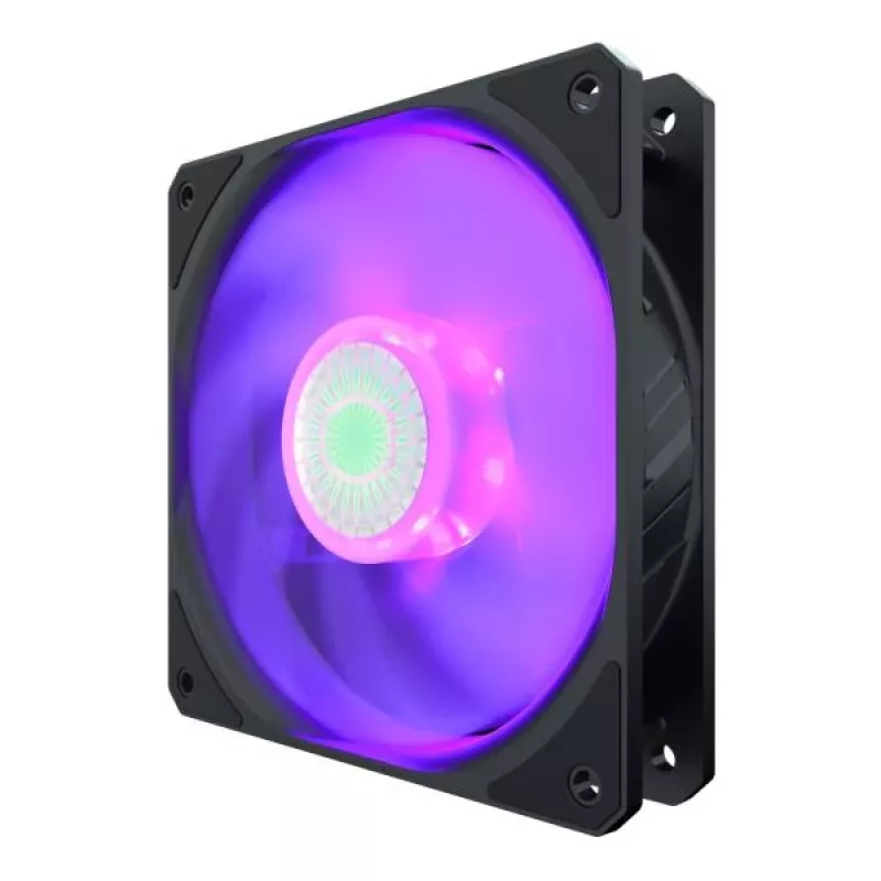Cooler Master SickleFlow 120 RGB MFX-B2DN-18NPC-R1 ventoinha de caixa de 120 mm, 4 pinos, rolamento Rifle, 650-1800 RPM, 8-27 dBA