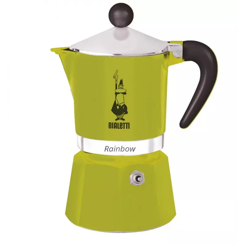Cafeteira moka Bialetti Rainbow 0,27 l verde