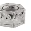 Indicador de fluxo BitsPower Hexagon Flow Indicator-RGB BP-HFI-RGB — Iluminação RGB, design hexagonal