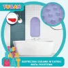Tapete de banho antiderrapante violeta