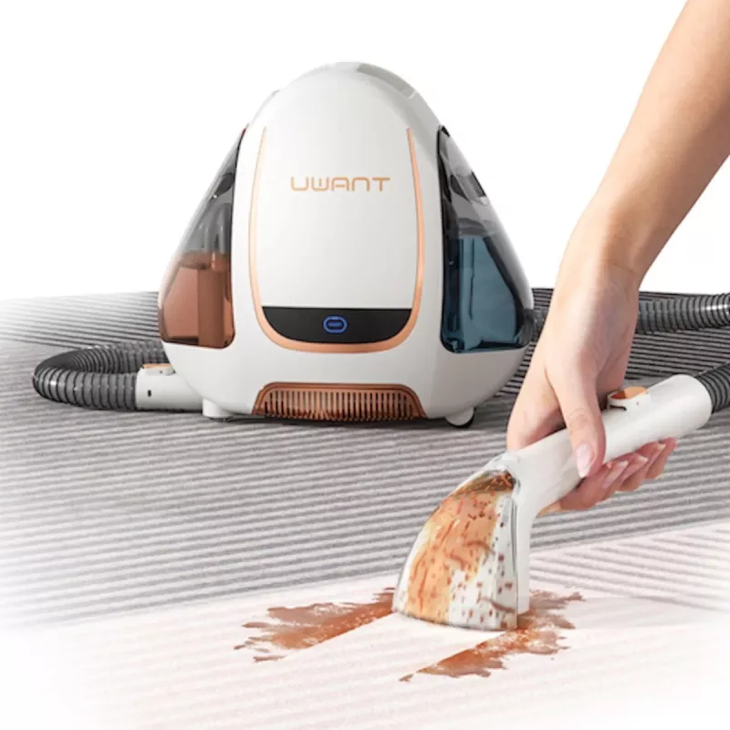 UWANT B100-S | Aspirador de lavagem | para limpeza de tapetes, sofás, estofos, automóvel, 450W, 12000 Pa, depósito de 1800ml