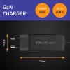Carregador de portátil GaN QOLTEC 52419 65 W USB-C PD 5 V/20 V 3 A/3,25 A, 220–240 V, cabo 1,8 m, preto