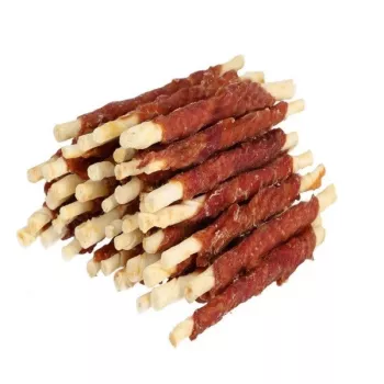 Hilton Duck Wrap White Rawhide Stick 500 g — osso mastigável de pato, proteína 60%