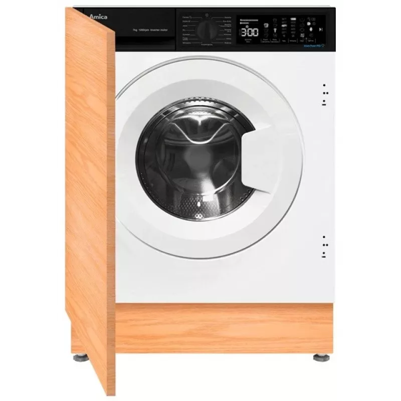 Máquina de lavar roupa de encastrar Amica WABIC712ALiStO