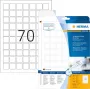 HERMA Special - Etiquetas de película - mate - autocolantes - branco - 24 x 24 mm 1750 etiqueta(s) (25 folhas x 70) (8339)