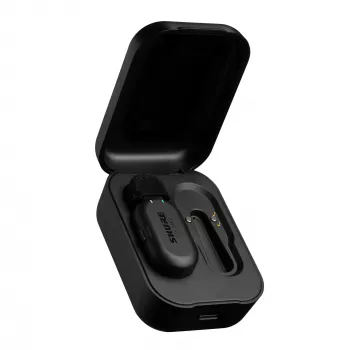 Shure MV-ONE-Z6 - Microfone lavalier sem fios MoveMic MV-LaV com estojo de carregamento