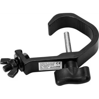 Gancho de teatro EUROLITE TH-22 fino preto – modelo 58000738, gancho de palco/suspensão fino