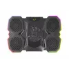 Esperanza Breva EGC107 base de refrigeração gaming para portátil com suporte para telemóvel, 2600 rpm, LED RGB, preta