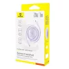 Baseus Free2Pull - cabo extensível USB-C para Lightning 20 W, 1 m (roxo)