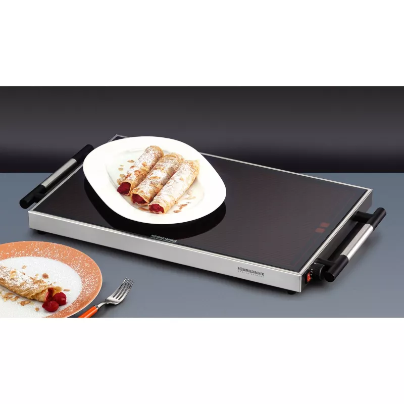 Rommelsbacher WPR 305/E placa de aquecimento, aço inoxidável/preto, 300 W