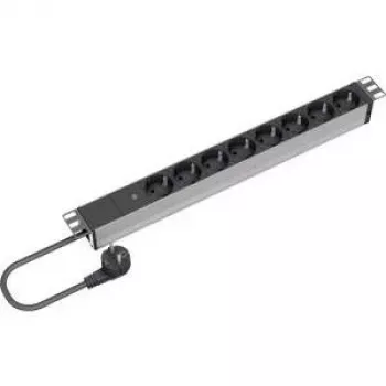 Distribuidor de energia 2 saídas AC Bachmann 909.003 preto prateado