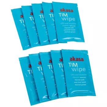 Toalhetes de limpeza Akasa TIM - 10 unid. pasta térmica (AK-TCW-02)