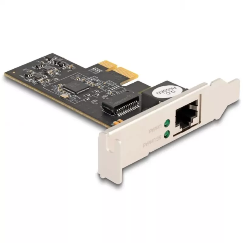 Placa DeLOCK PCI Express x1 81260 1 x RJ45 5 Gigabit LAN RTL8126