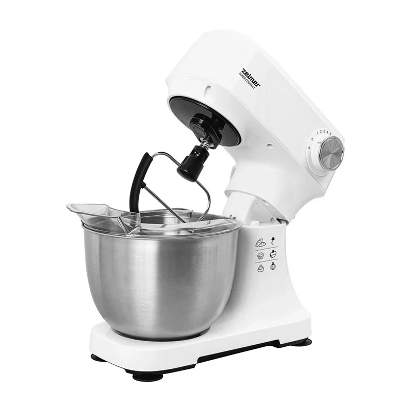 Batedeira planetária Zelmer ZKR1340 - 600 W, taça de 3,5 L, branco