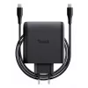 Carregador TRUST Maxo 100W 2 portas USB-C GaN — 100 W, 2× USB-C, máx. 20 V, cabo de 2 m, preto
