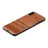 Capa para smartphone man and wood para iPhone XS Max — Cappuccino preto, capa protetora