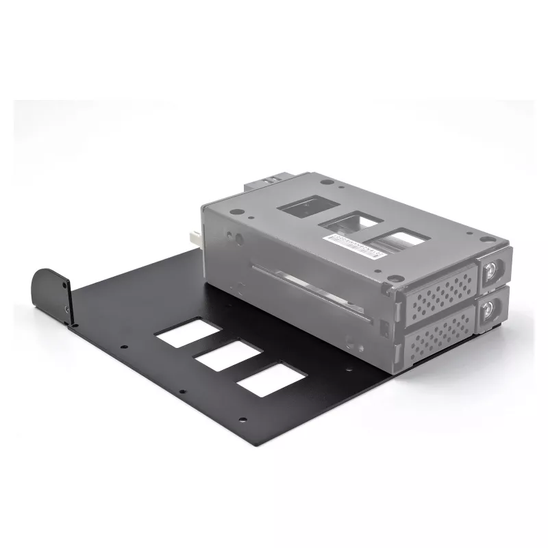 Moldura de montagem DeLOCK 5,25 polegadas moldura metálica para 2 x Mobile Rack 47011 47005