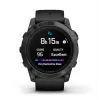 Smartwatch GARMIN epix Pro (Gen 2) — 1,4 polegadas AMOLED 454×454, 32 GB, GPS, Wi-Fi, Bluetooth, caixa de 51 mm, 98 g, silicone preto