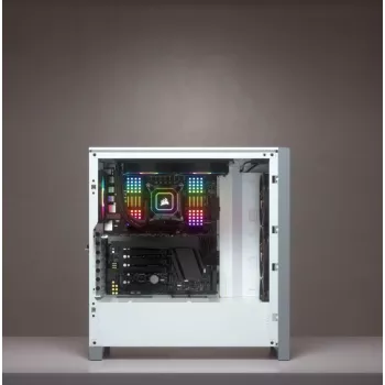 Corsair iCUE 4000X RGB Midi Tower branco