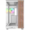 Caixa para PC Thermaltake View 380 XL WS ARGB Snow White — Midi-Tower, suporte ATX, com janela