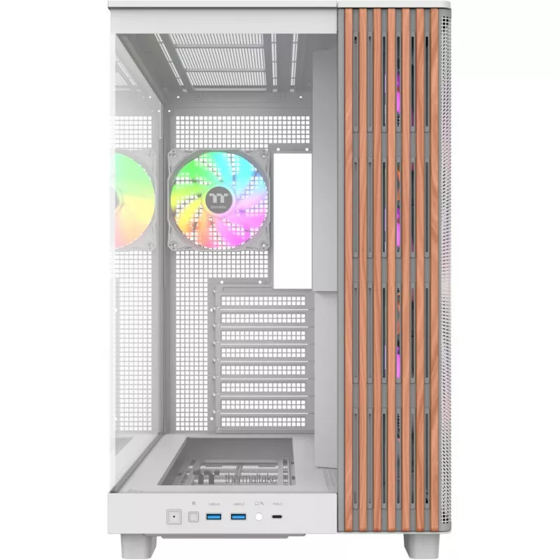 Caixa para PC Thermaltake View 380 XL WS ARGB Snow White — Midi-Tower, suporte ATX, com janela