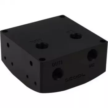 Tampa Alphacool Eisdecke D5 - preto acetal G1/4 - (VPP755/VPP655/TPP644/MCP655) V.3 (13188)