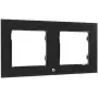 Moldura de parede Shelly Wall Frame 2 retangular branca plástico 10 x 80 mm