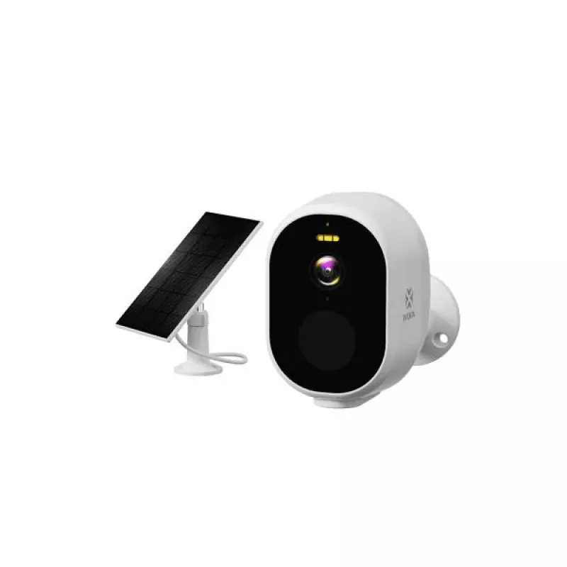 WOOX R4253-W Câmara exterior inteligente, Wi-Fi 2,4 GHz, 2K, F2.0 1/2,8 4 Megapixel, H92°/ V66° / D128°