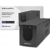 Qoltec Monolith 53775 UPS Line-Interactive, 1200 VA (1,2 kVA) / 720 W, AVR, 4 tomadas AC, preto
