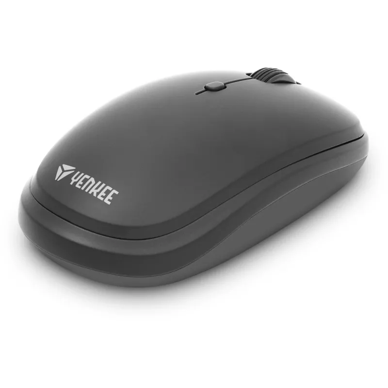 Conjunto de teclado e rato sem fios YENKEE YKB 2008CS — 2,4 GHz USB, layout compacto