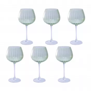 Conjunto de 6 copos Rose&Tulipani U20177611E84-Z, cada com 460 ml de capacidade