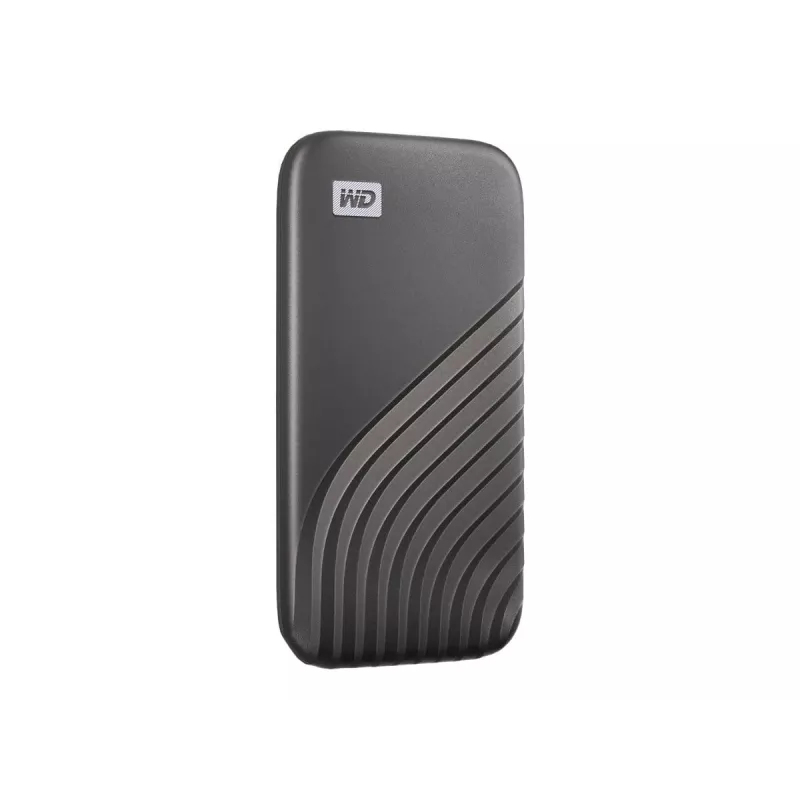 WD My Passport SSD WDBAGF0020BGY - SSD - encriptado - 2TB - externo (portátil) - USB 3,2 Gen 2 (conector USB-C) - AES de 256 bits - cinzento espacial (WDB