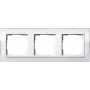 GIRA moldura 3 módulos Event Klar, Standard 55, System 55 branco 0213723