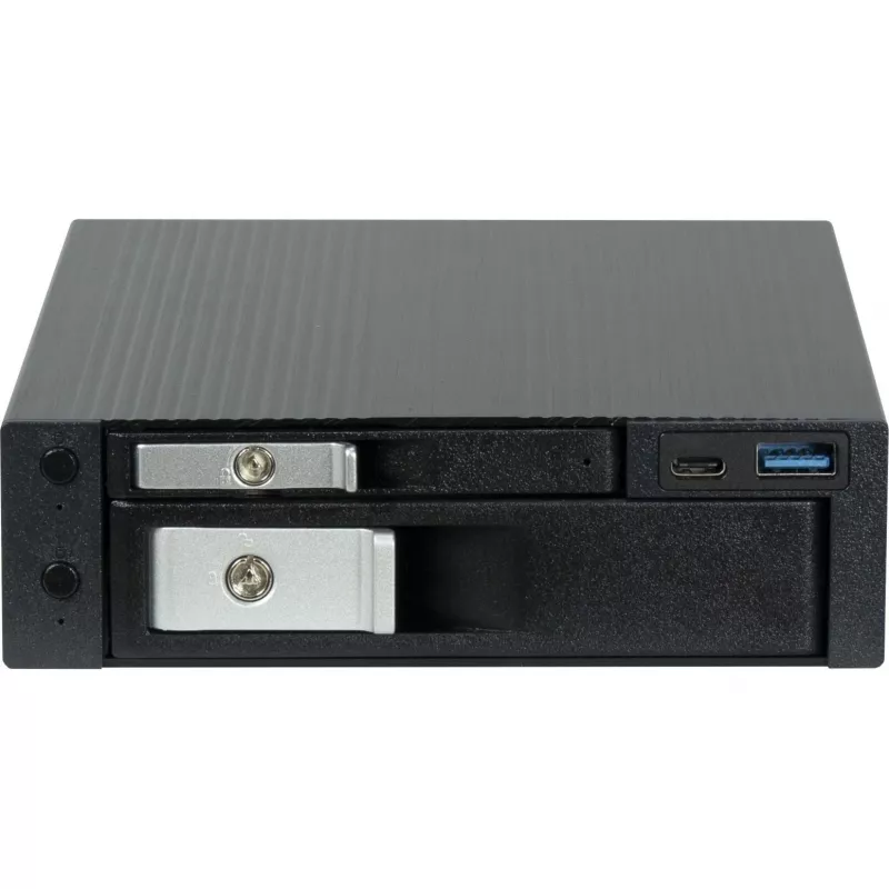 Dock HDD INTER-TECH ST-7227U para unidades de 2,5 e 3,5 polegadas, USB 3.0 com Type-C e Type-A